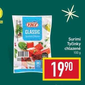 Billa Surimi tyčinky chlazené 100g nabídka