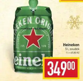 Billa Heineken 5 l, soudek nabídka