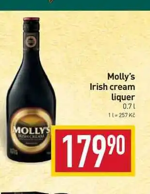 Billa Molly's irish cream liquer 0,7l nabídka