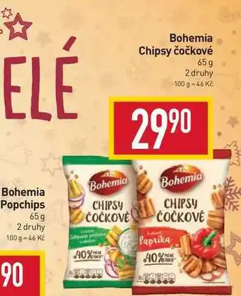 Billa Bohemia chipsy čočkové 65 g nabídka