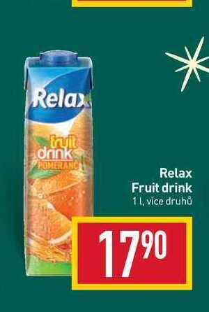 Billa Relax fruit drink 1l nabídka