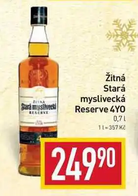 Billa Žitná stará myslivecká reserve 4yo 0,7l nabídka