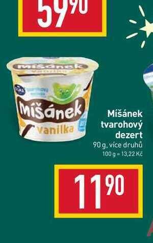 Billa Míšánek tvarohový dezert 90 g nabídka