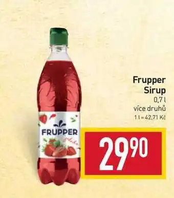 Billa Frupper sirup 0,7l nabídka