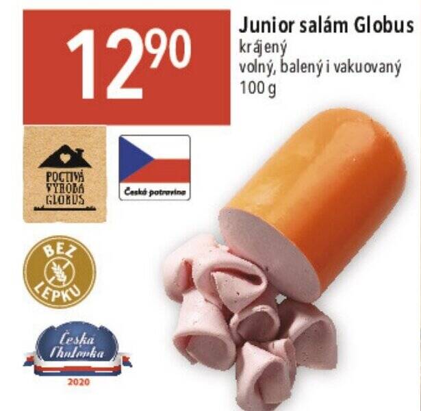 Globus Junior salám Globus nabídka