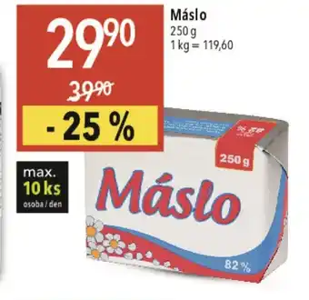 Globus Máslo 250 g nabídka