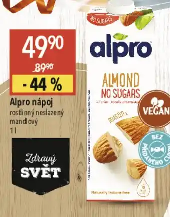 Globus Alpro nápoj nabídka