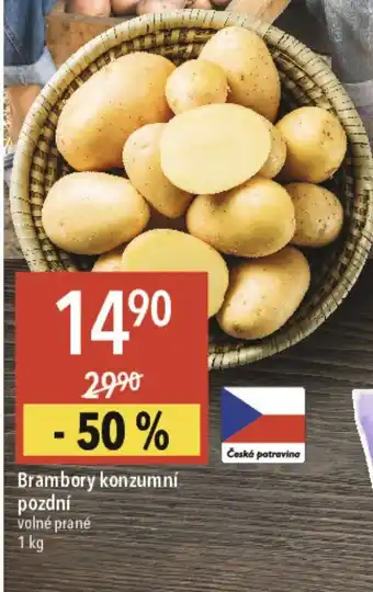 Globus Brambory konzumní pozdní nabídka