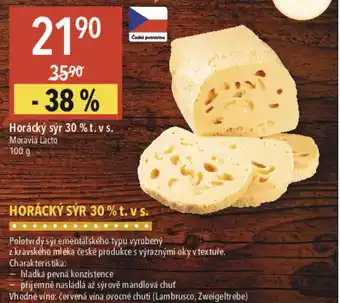 Globus Horácký sýr 30 % t. vs. nabídka