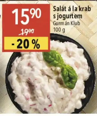 Globus Salát á la krab s jogurtem nabídka