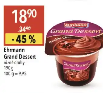 Globus Ehrmann Grand Dessert nabídka