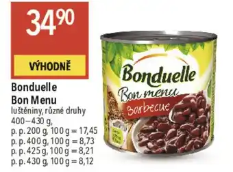 Globus Bonduelle Bon Menu nabídka