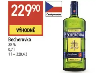 Globus Becherovka nabídka