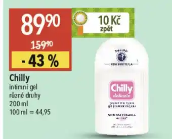 Globus Chilly intimní gel nabídka