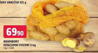 Trefa BRAMBORY KONZUMNÍ POZDNÍ 5 kg nabídka