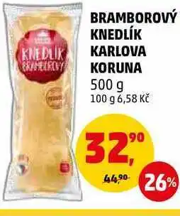 Penny Market Bramborový knedlík knedlik karlova koruna, 500 g nabídka