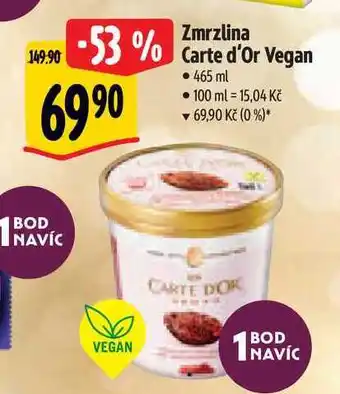 Albert Zmrzlina carte d'or vegan 465 ml nabídka
