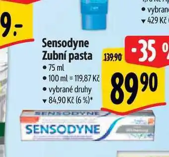 Albert Sensodyne zubní pasta 75 ml nabídka