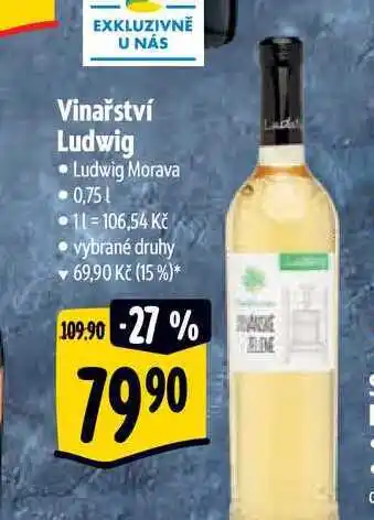 Albert Vinařství ludwig 0,75 l nabídka