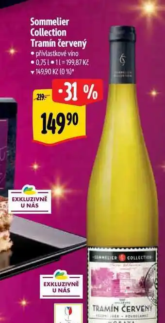 Sommelier collection tramín červený 0,75 l