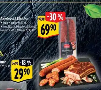 Albert Gazdovská klobása 210 g nabídka