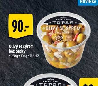 Albert Olivy se sýrem bez pecky 260 g nabídka