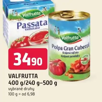 VALFRUTTA 400 g/ 240 g-500 g