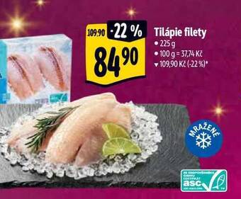 Albert Tilápie filety 225 g nabídka