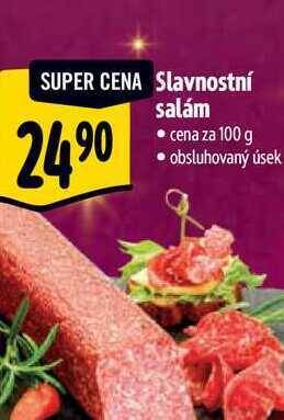 Albert Slavnostní salám 100 g nabídka
