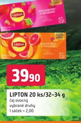 Trefa LIPTON 20 ks/32-34 g nabídka