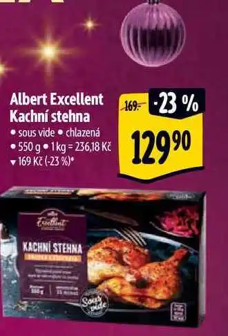 Albert Albert excellent kachní stehna 550 g nabídka