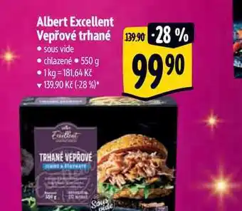 Albert Albert excellent vepřové trhané nabídka