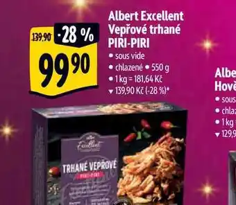 Albert Albert excellent vepřové trhané piri-piri 550 g nabídka