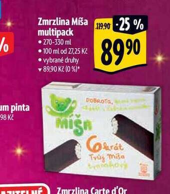 Albert Zmrzlina míša multipack • 270-330 ml nabídka