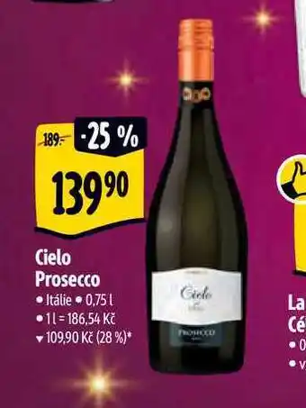 Albert Cielo prosecco 0,75 l nabídka