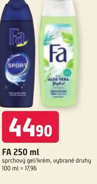 Trefa FA 250 ml nabídka