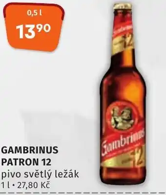 Trefa GAMBRINUS PATRON 12 nabídka