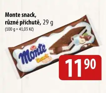 Bala Monte snack, různé příchutě, 29 g nabídka