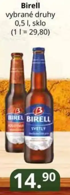 Potraviny CZ Birell nabídka