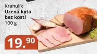 Potraviny CZ Krahulik Uzená kýta bez kosti 100 g nabídka