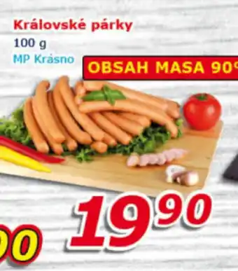 ESO MARKET Královské párky nabídka
