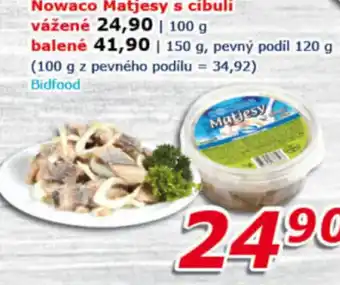 ESO MARKET Nowaco Matjesy s cibulí nabídka