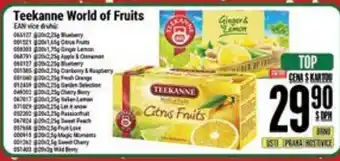 Tamda Foods Teekanne World of Fruits nabídka