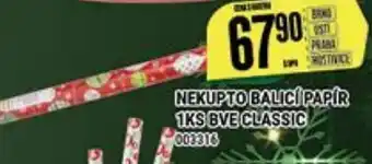 Tamda Foods NEKUPTO BALICÍ PAPÍR 1KS BVE CLASSIC nabídka