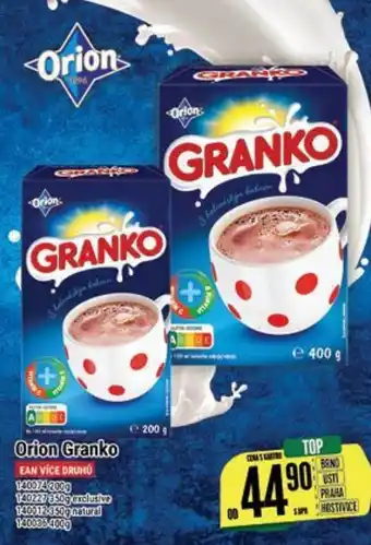 Tamda Foods Orion Granko nabídka