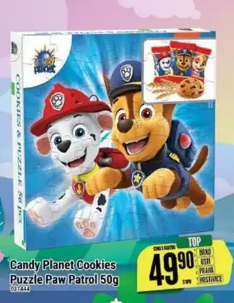 Tamda Foods Candy Planet Cookies Puzzle Paw Patrol 50g nabídka