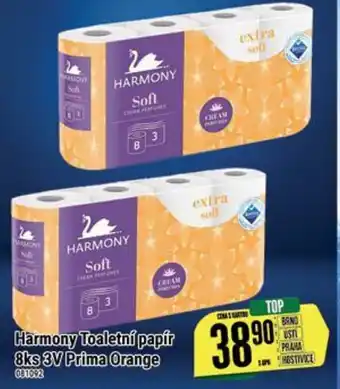Tamda Foods Harmony Toaletní papír 8ks 3V Prima Orange nabídka
