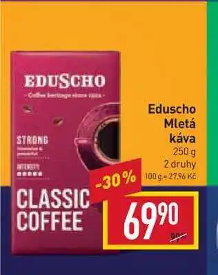 Billa Eduscho mletá káva 250 g nabídka