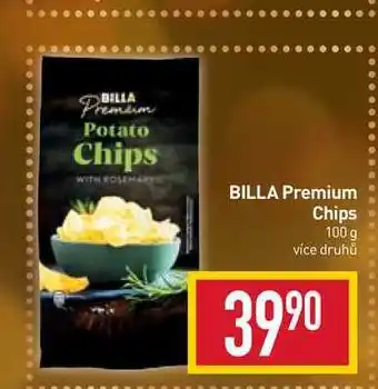 Billa Billa premium chips 100g nabídka