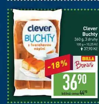 Billa Clever buchty 360 g nabídka